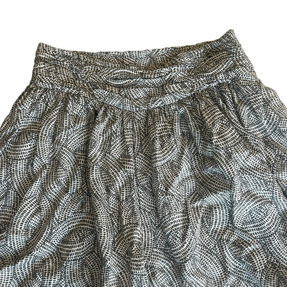 Anthropologie Volume Wide-Leg Pants Ruched At Waistband Size 6 - Picture 4 of 8